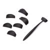 6 in 1 Crease Line Kit, Eyeshadow Stamp Kit Eye Shadow Applicator Silicone Eyeshadow Stamp Crease Tools for Women Girls Eyes Makeup